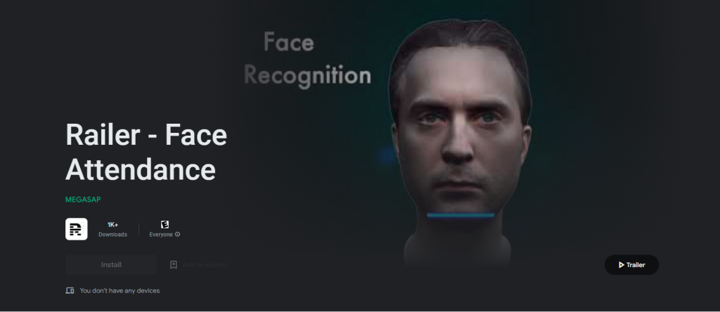 Railer is a facial recognition